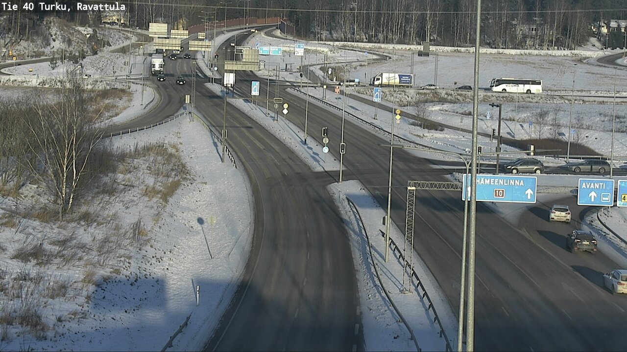 Weather Camera Image Road 40 Kaarina, Ravattula, Kaarina, Varsinais-Suomi
