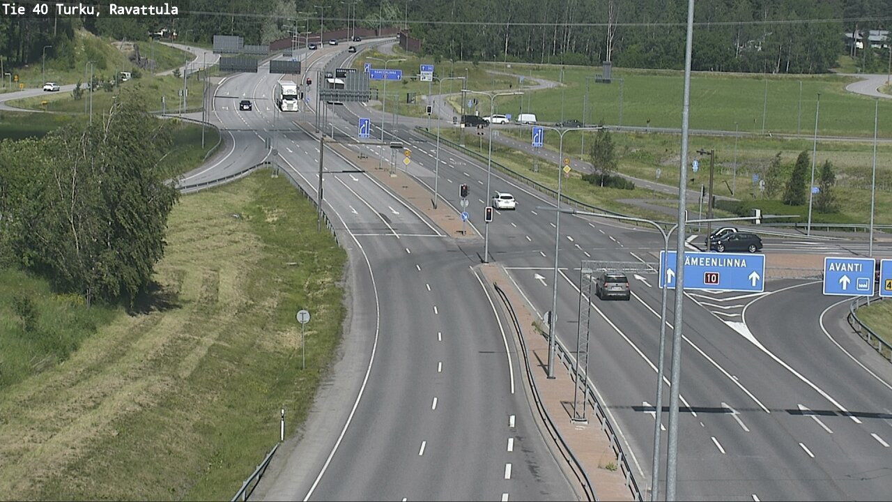 Weather Camera Image Väg 40 S:t Karins, Ravattula, Kaarina, Varsinais-Suomi