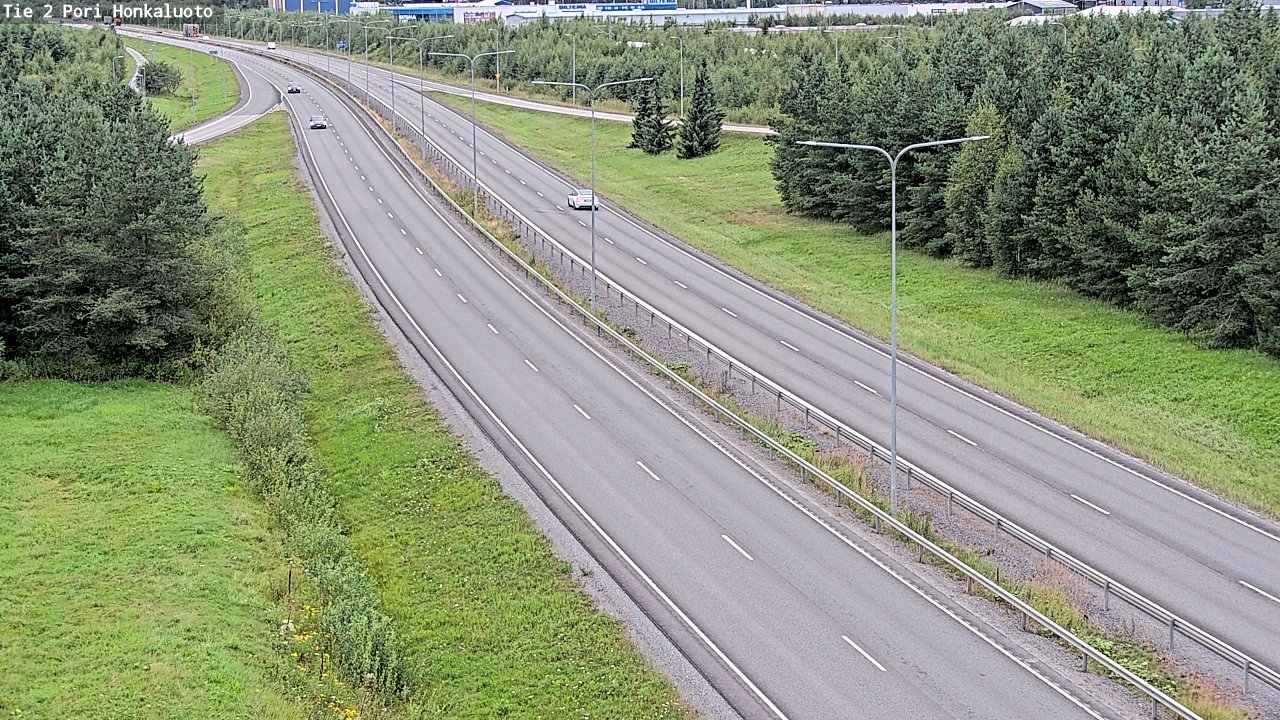 Weather Camera Image Väg 2 Björneborg, Honkaluoto, Pori, Satakunta