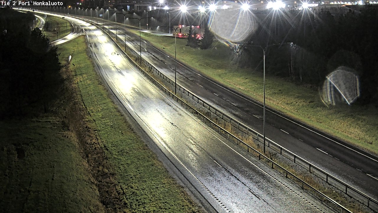 Weather Camera Image Väg 2 Björneborg, Honkaluoto, Pori, Satakunta