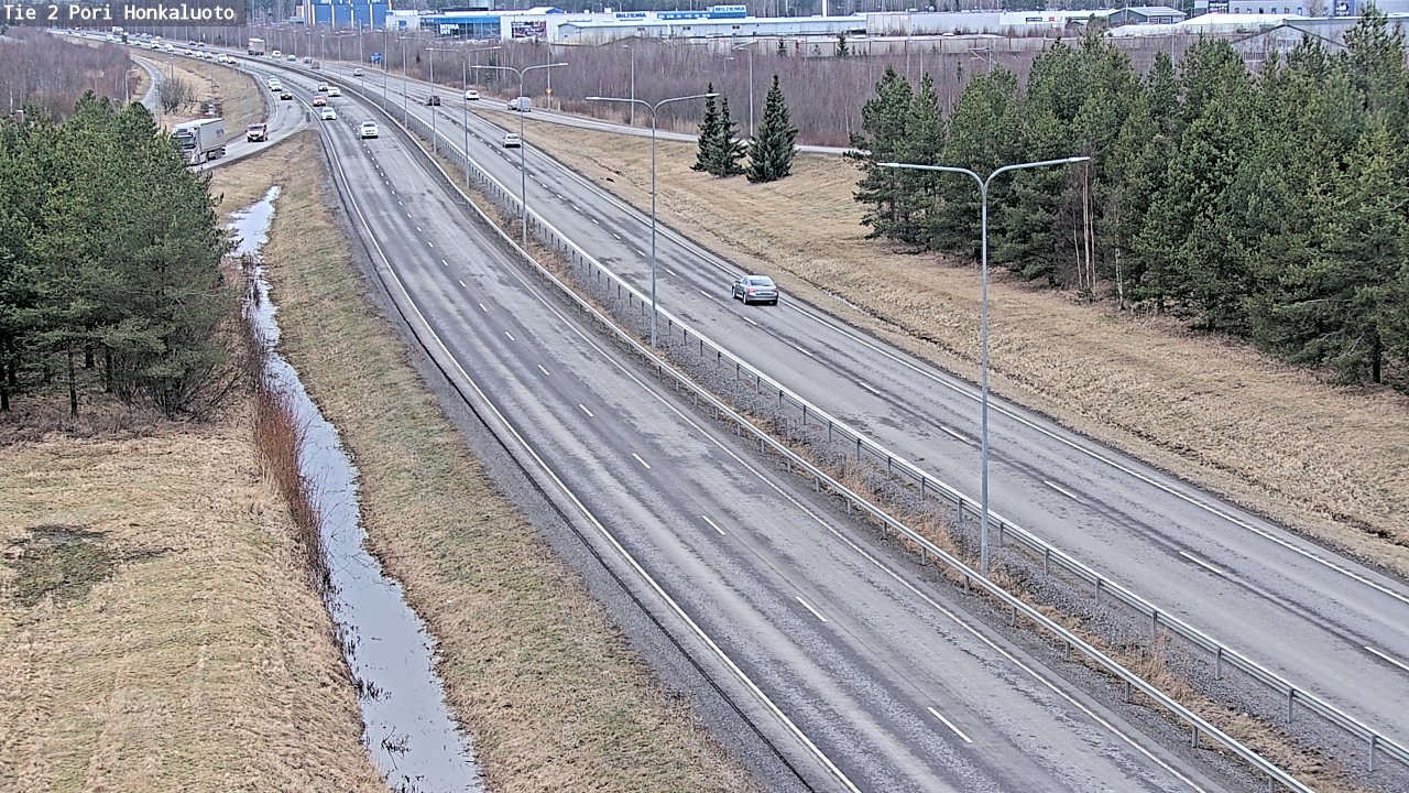 Weather Camera Image Road 2 Pori, Honkaluoto, Pori, Satakunta