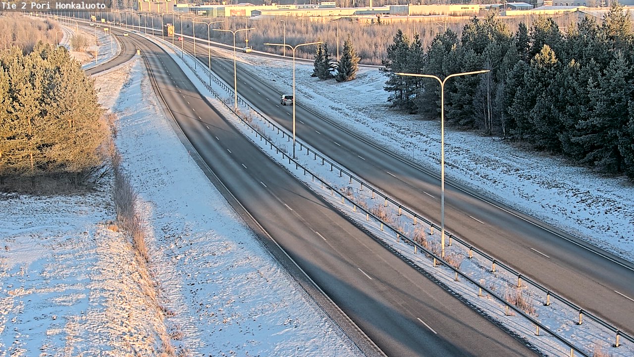 Weather Camera Image Road 2 Pori, Honkaluoto, Pori, Satakunta