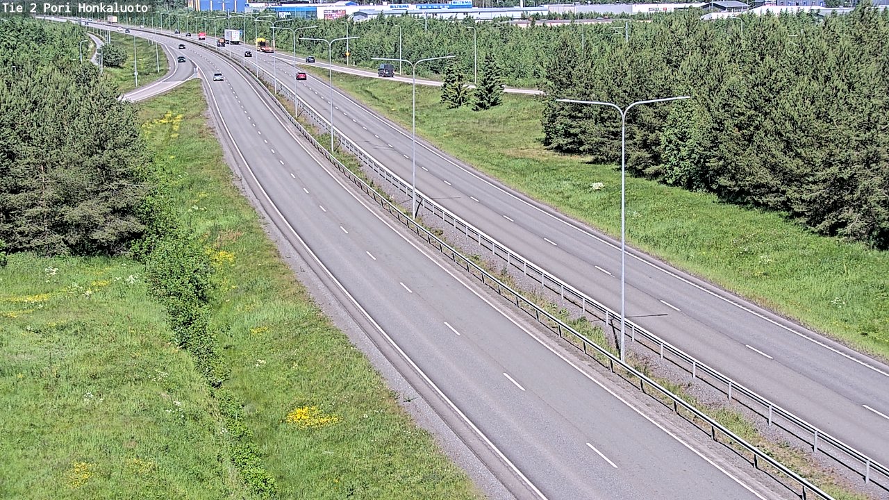 Weather Camera Image Road 2 Pori, Honkaluoto, Pori, Satakunta