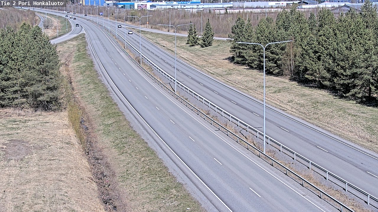 Weather Camera Image Road 2 Pori, Honkaluoto, Pori, Satakunta