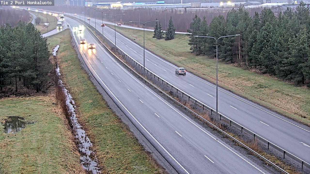 Weather Camera Image Road 2 Pori, Honkaluoto, Pori, Satakunta
