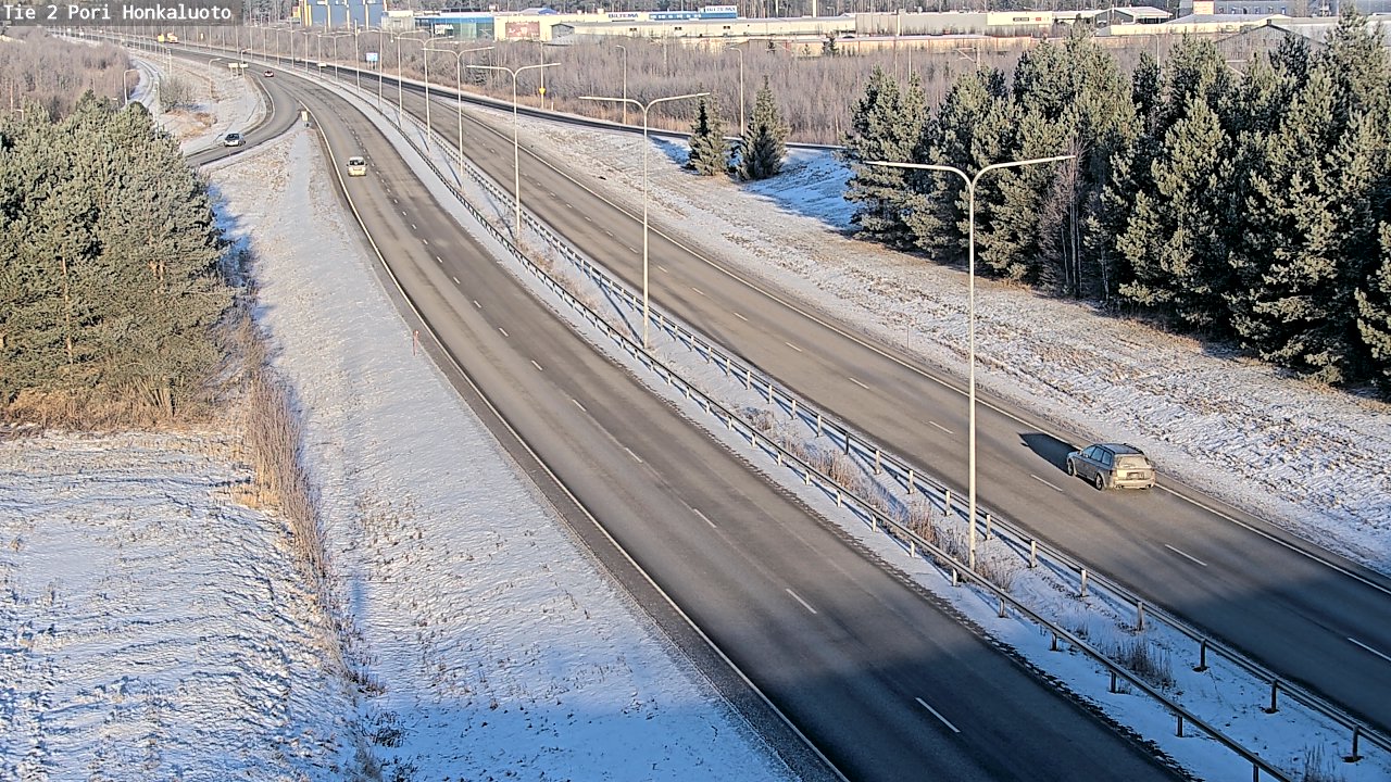 Weather Camera Image Road 2 Pori, Honkaluoto, Pori, Satakunta