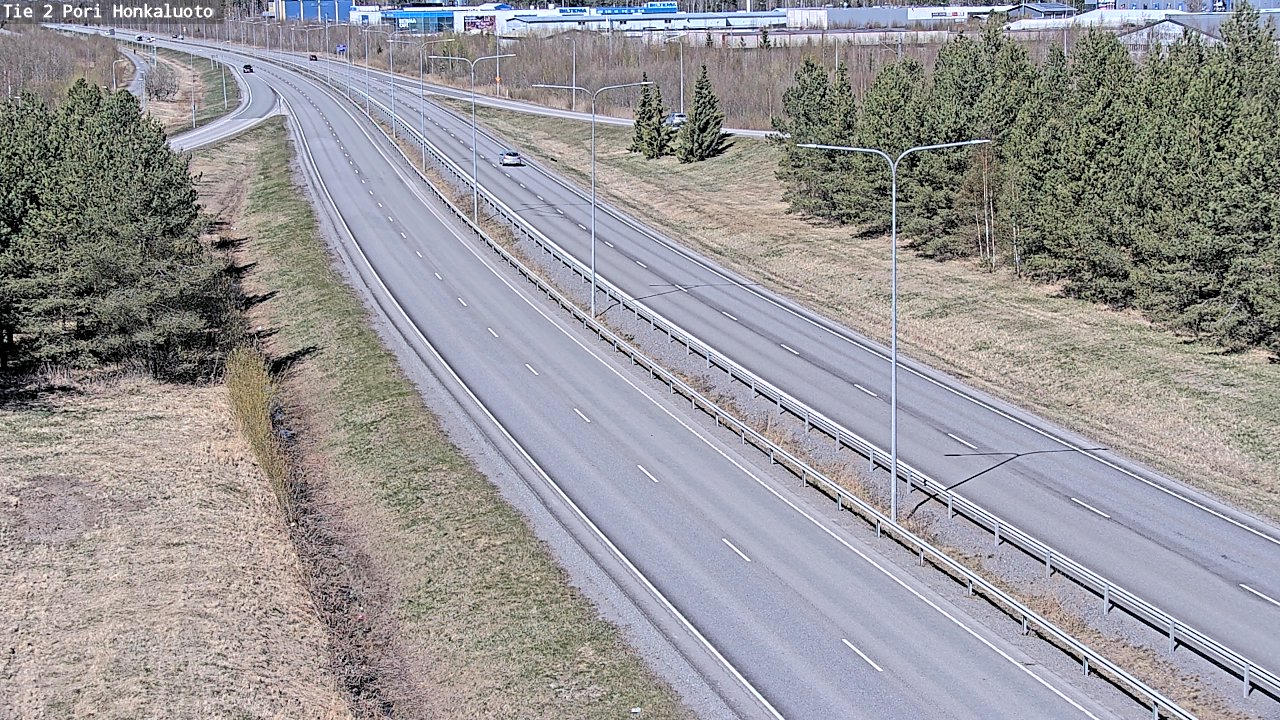 Weather Camera Image Road 2 Pori, Honkaluoto, Pori, Satakunta