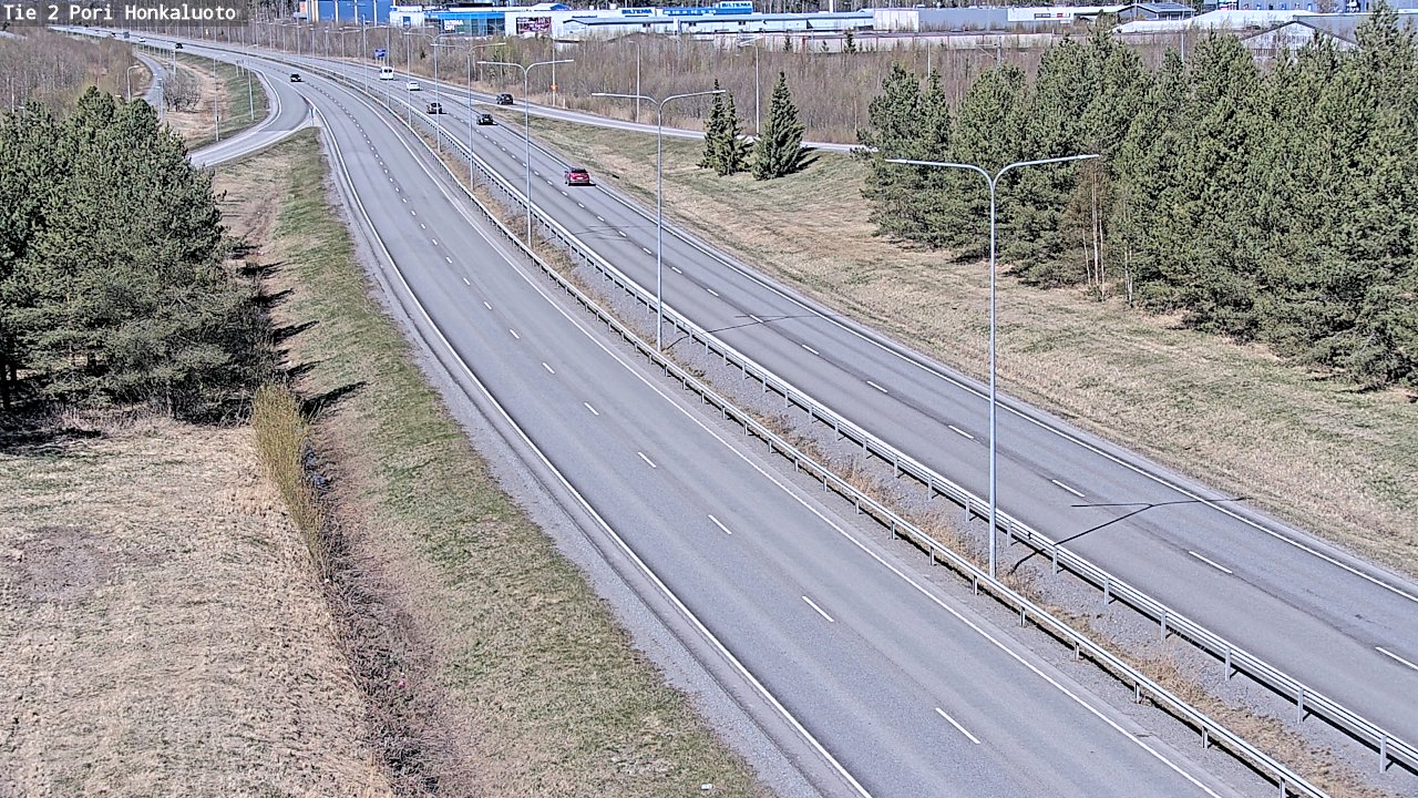 Weather Camera Image Road 2 Pori, Honkaluoto, Pori, Satakunta
