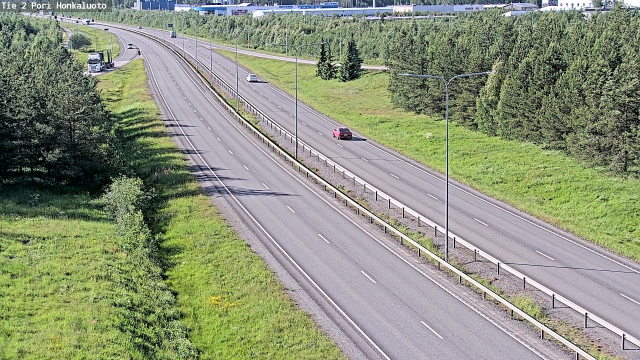 Weather Camera Image Väg 2 Björneborg, Honkaluoto, Pori, Satakunta