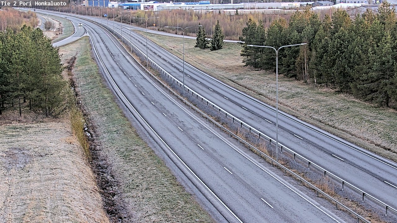 Weather Camera Image Road 2 Pori, Honkaluoto, Pori, Satakunta