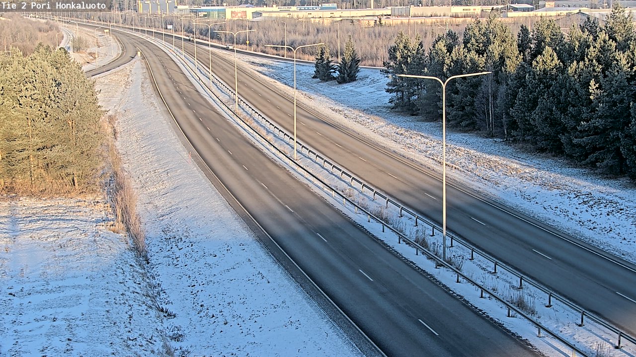 Weather Camera Image Road 2 Pori, Honkaluoto, Pori, Satakunta