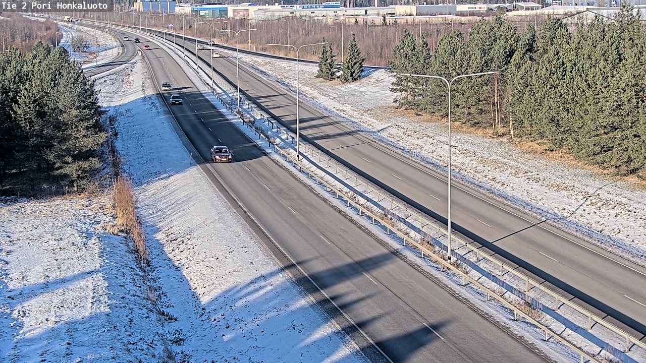 Weather Camera Image Road 2 Pori, Honkaluoto, Pori, Satakunta
