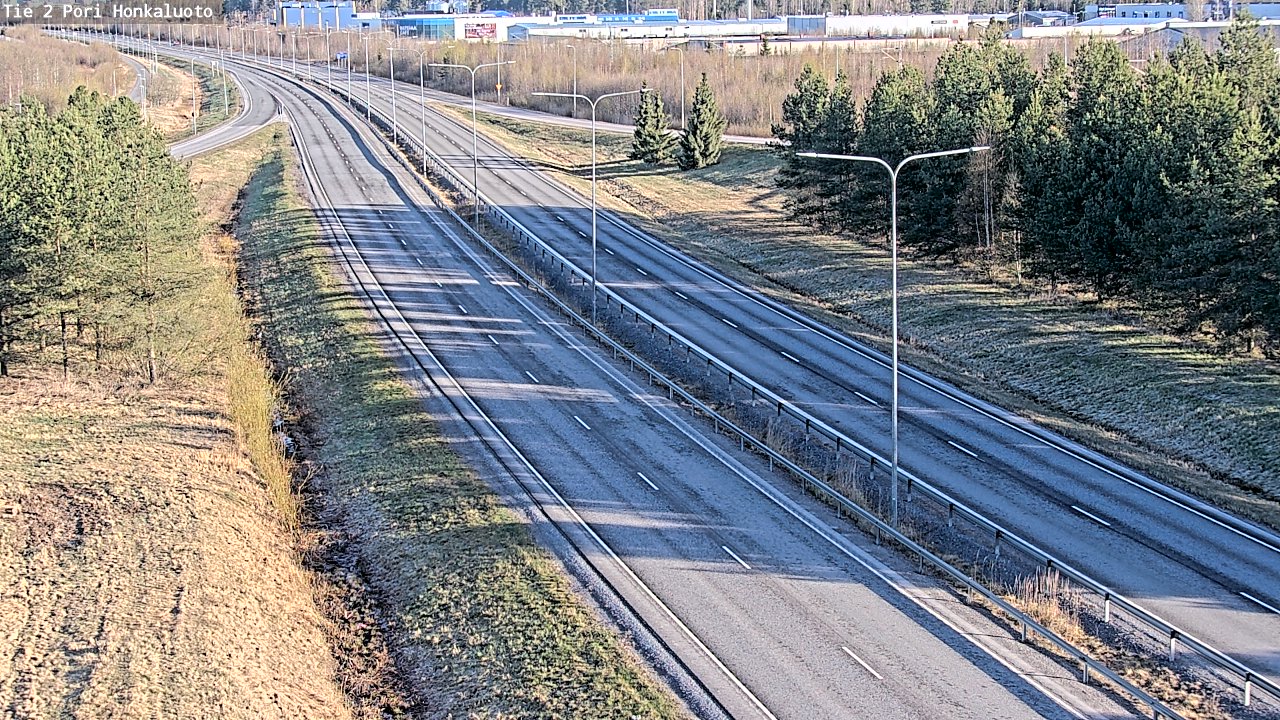 Weather Camera Image Road 2 Pori, Honkaluoto, Pori, Satakunta