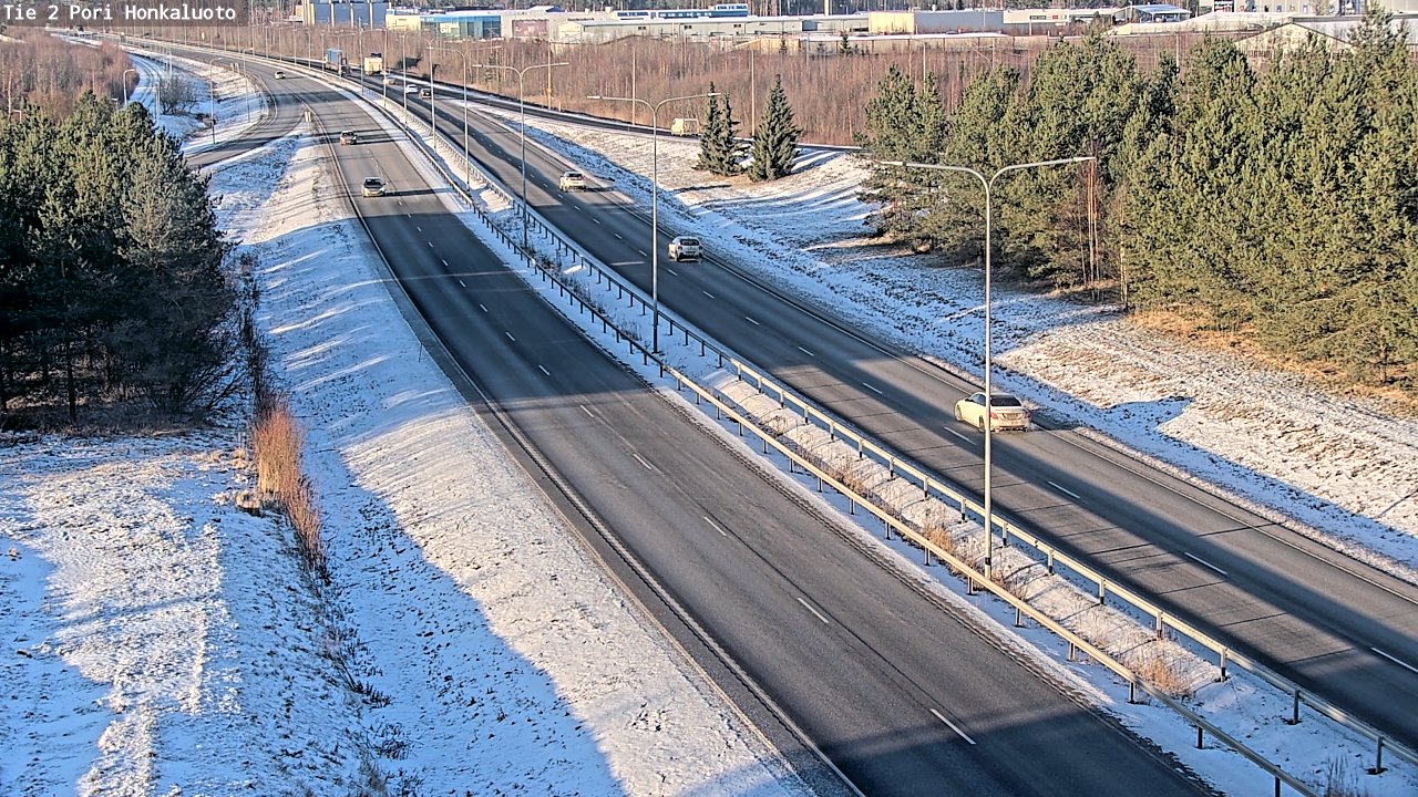 Weather Camera Image Road 2 Pori, Honkaluoto, Pori, Satakunta