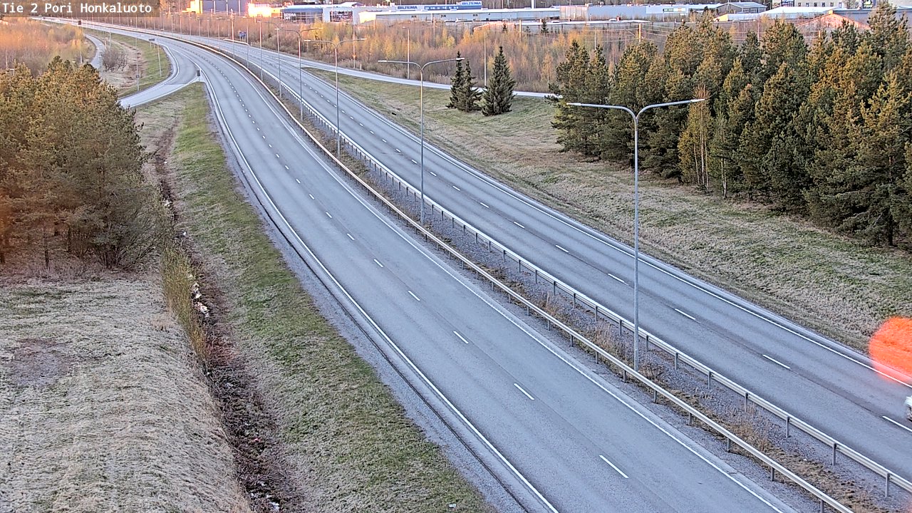 Weather Camera Image Road 2 Pori, Honkaluoto, Pori, Satakunta