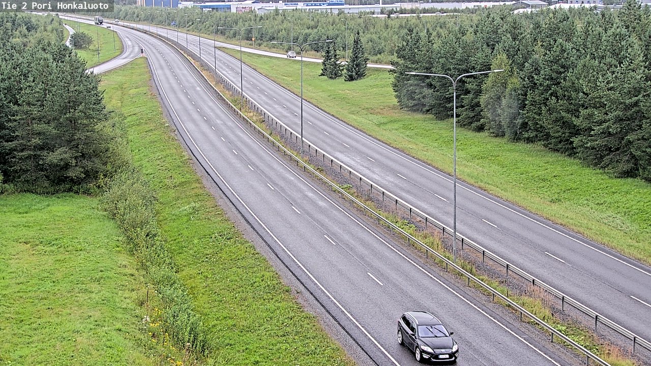 Weather Camera Image Väg 2 Björneborg, Honkaluoto, Pori, Satakunta