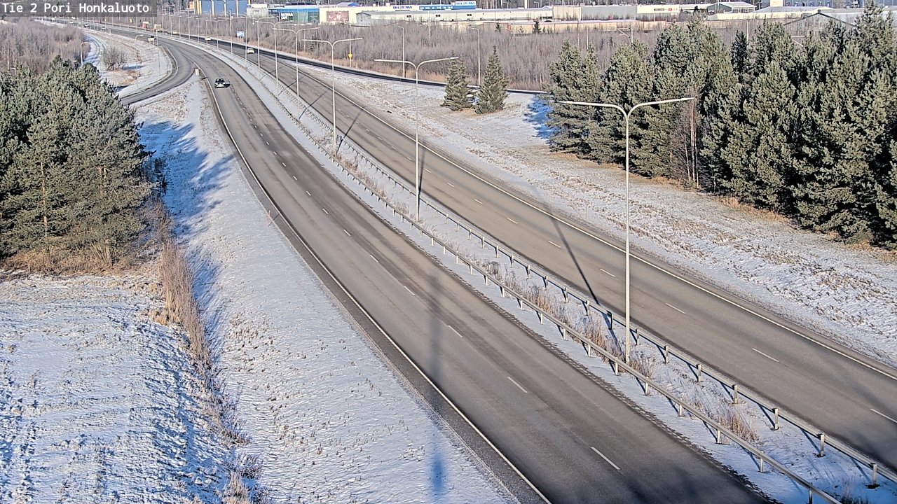 Weather Camera Image Road 2 Pori, Honkaluoto, Pori, Satakunta