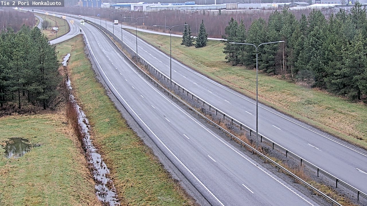 Weather Camera Image Road 2 Pori, Honkaluoto, Pori, Satakunta