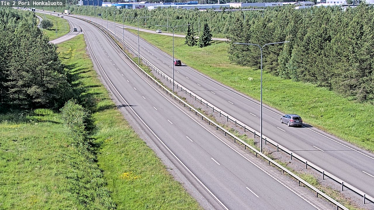 Weather Camera Image Road 2 Pori, Honkaluoto, Pori, Satakunta