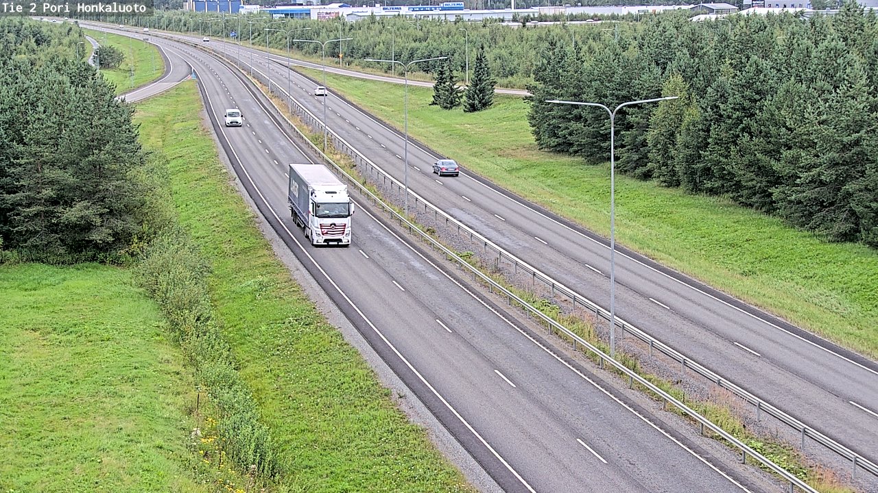 Weather Camera Image Väg 2 Björneborg, Honkaluoto, Pori, Satakunta
