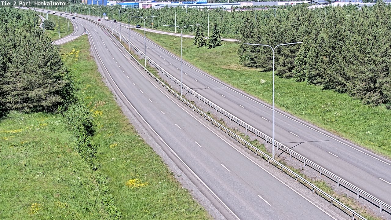 Weather Camera Image Road 2 Pori, Honkaluoto, Pori, Satakunta