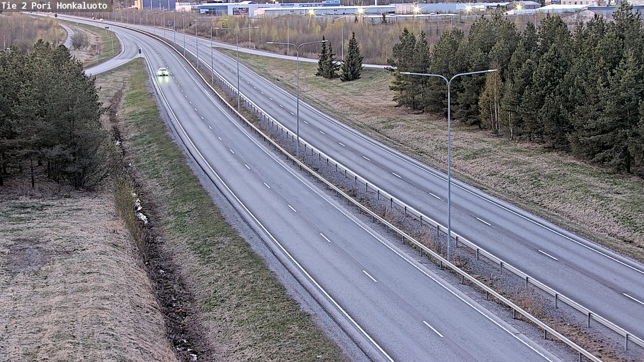 Weather Camera Image Road 2 Pori, Honkaluoto, Pori, Satakunta