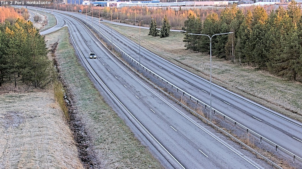 Weather Camera Image Road 2 Pori, Honkaluoto, Pori, Satakunta