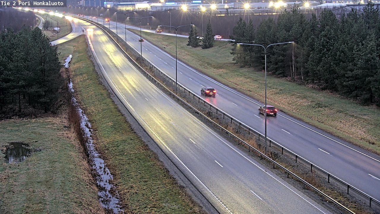 Weather Camera Image Road 2 Pori, Honkaluoto, Pori, Satakunta