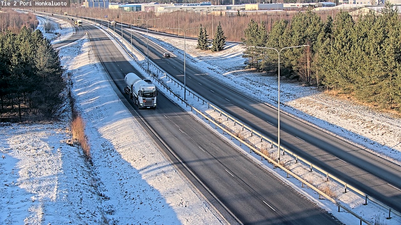 Weather Camera Image Road 2 Pori, Honkaluoto, Pori, Satakunta