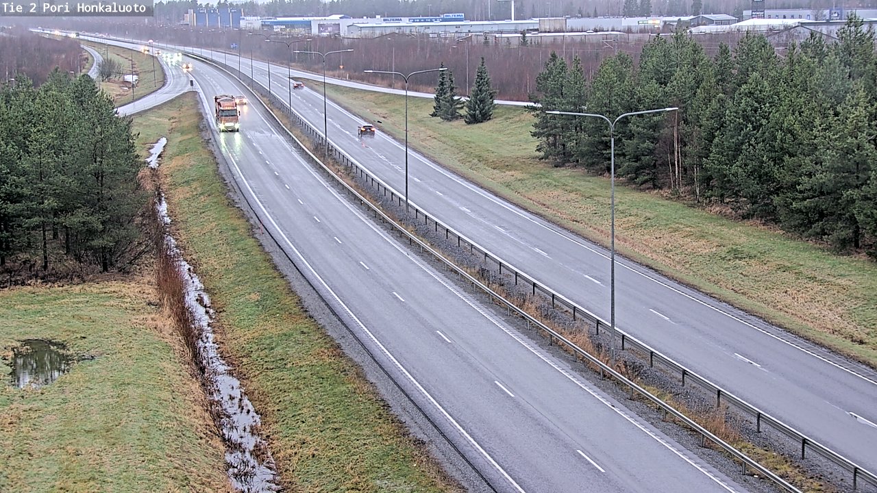 Weather Camera Image Road 2 Pori, Honkaluoto, Pori, Satakunta
