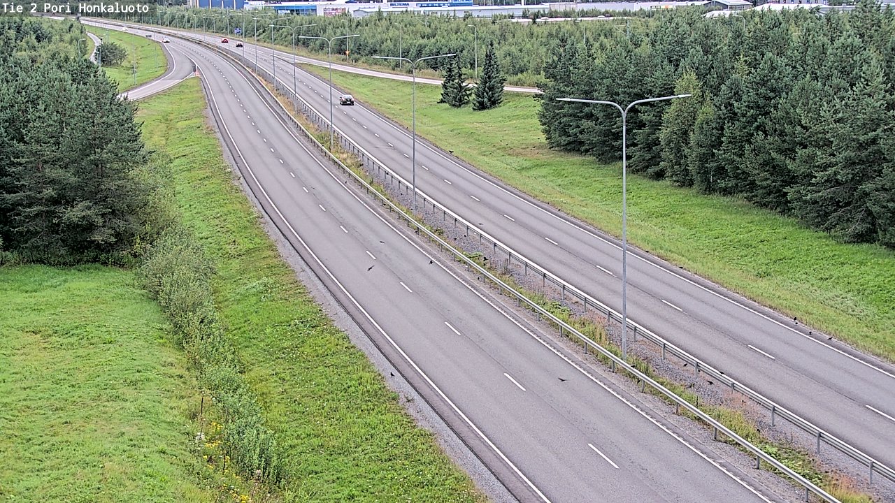 Weather Camera Image Väg 2 Björneborg, Honkaluoto, Pori, Satakunta