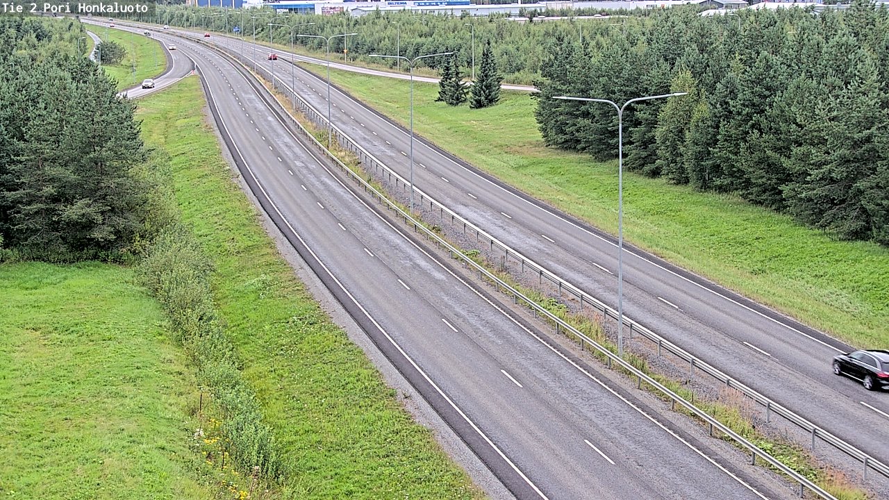 Weather Camera Image Väg 2 Björneborg, Honkaluoto, Pori, Satakunta