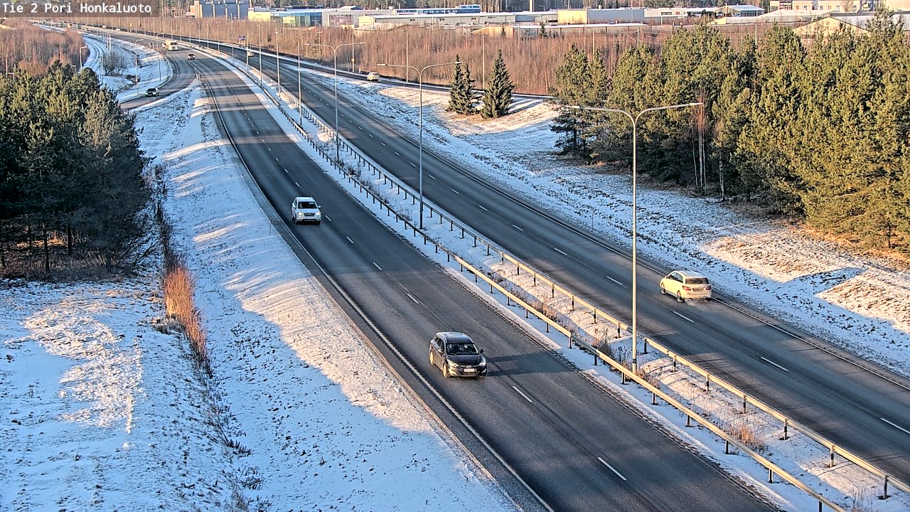 Weather Camera Image Road 2 Pori, Honkaluoto, Pori, Satakunta