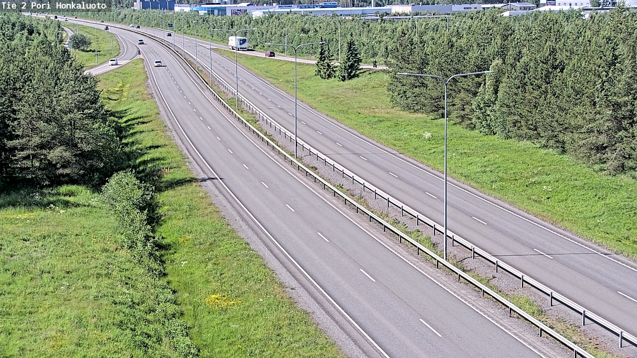 Weather Camera Image Road 2 Pori, Honkaluoto, Pori, Satakunta