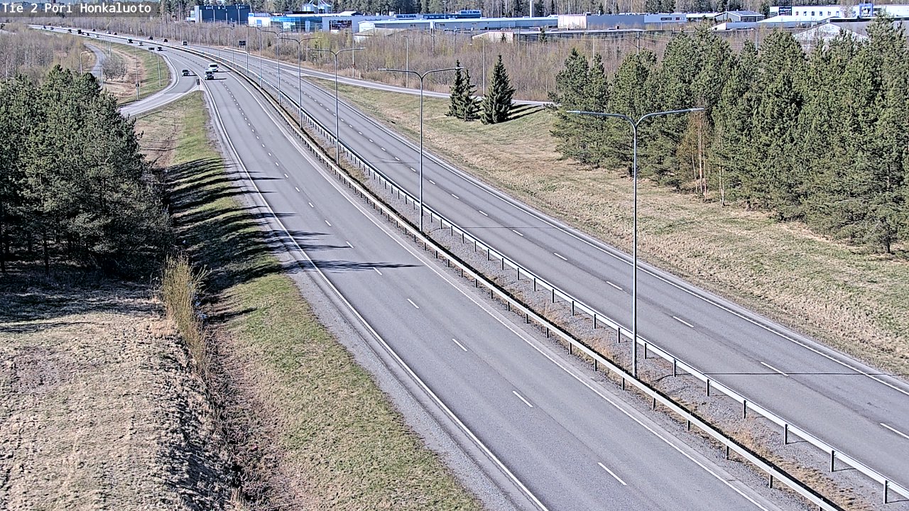 Weather Camera Image Road 2 Pori, Honkaluoto, Pori, Satakunta