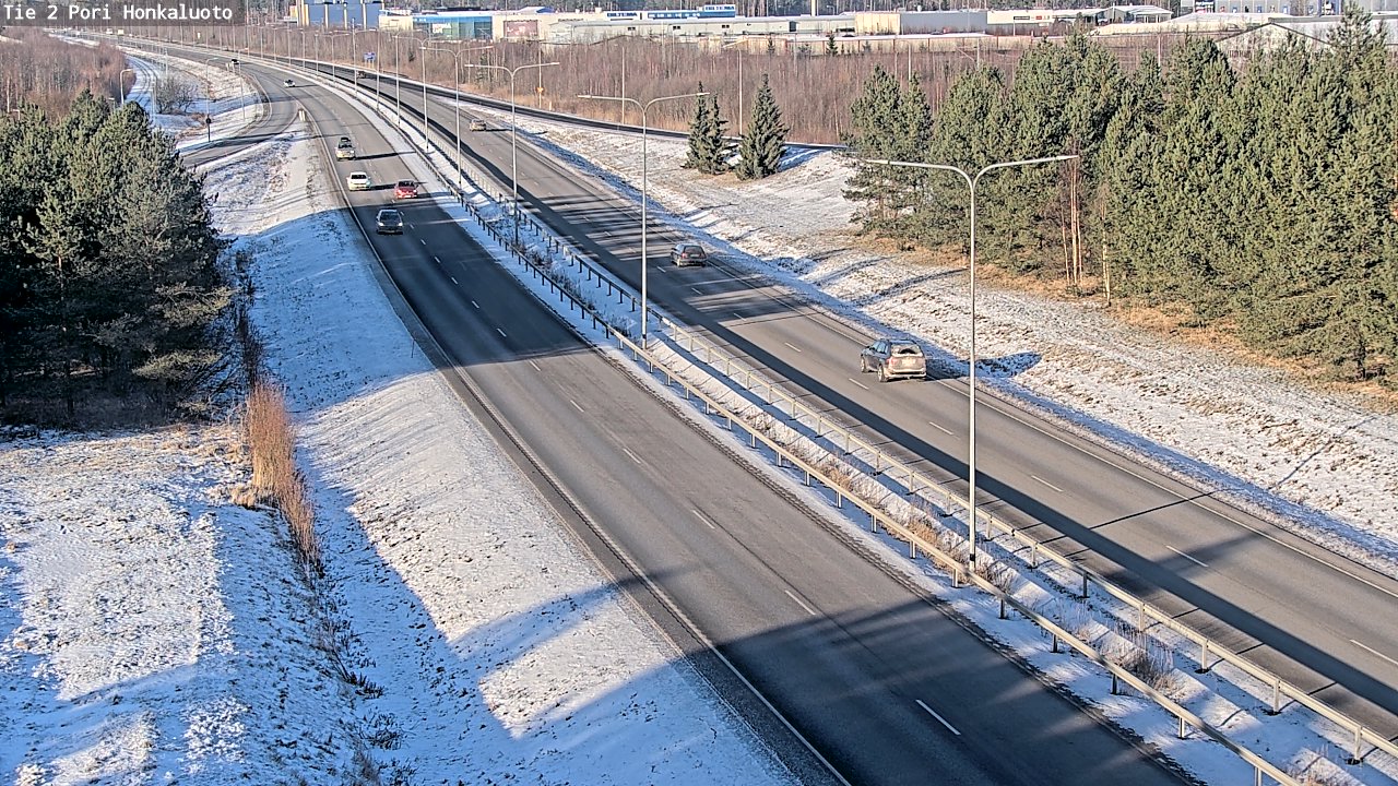 Weather Camera Image Road 2 Pori, Honkaluoto, Pori, Satakunta