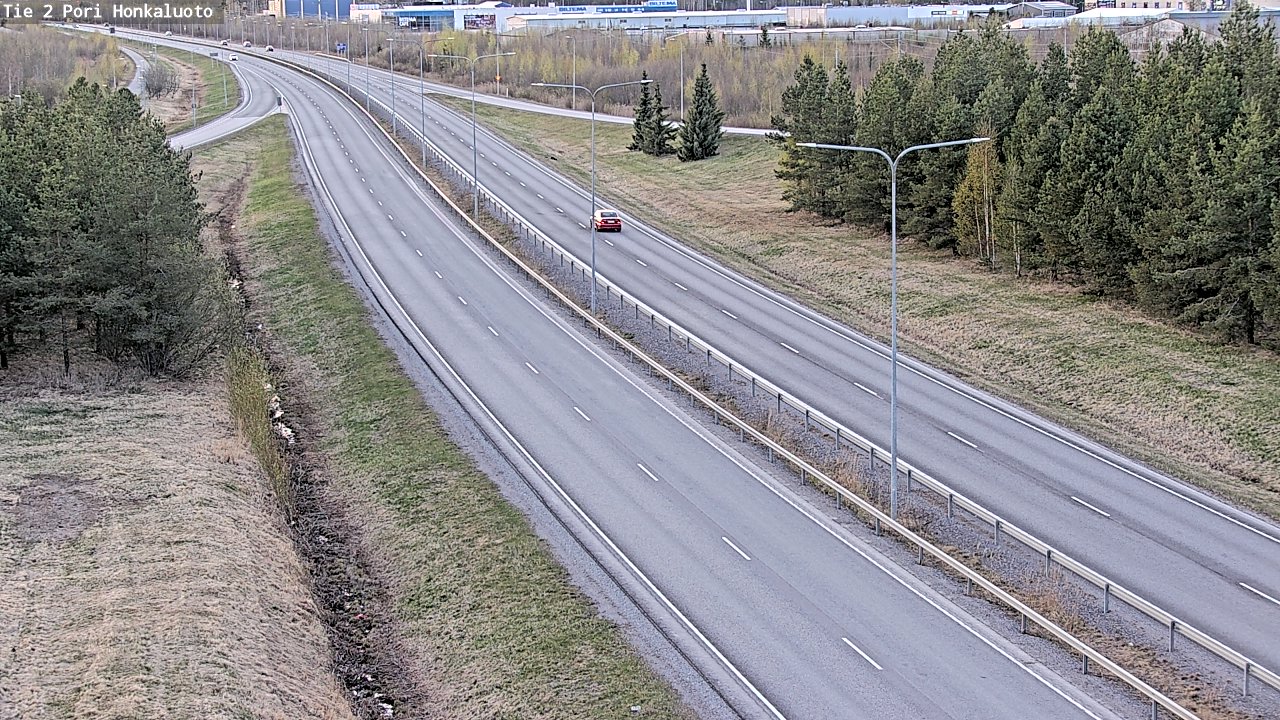 Weather Camera Image Road 2 Pori, Honkaluoto, Pori, Satakunta