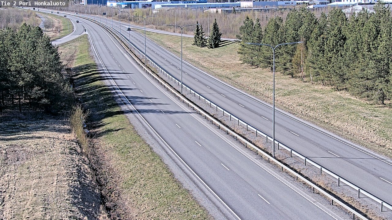Weather Camera Image Road 2 Pori, Honkaluoto, Pori, Satakunta