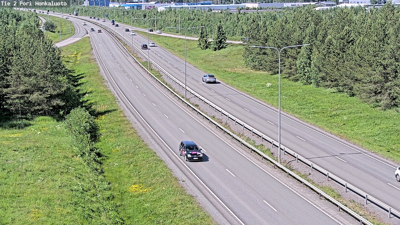 Weather Camera Image Road 2 Pori, Honkaluoto, Pori, Satakunta