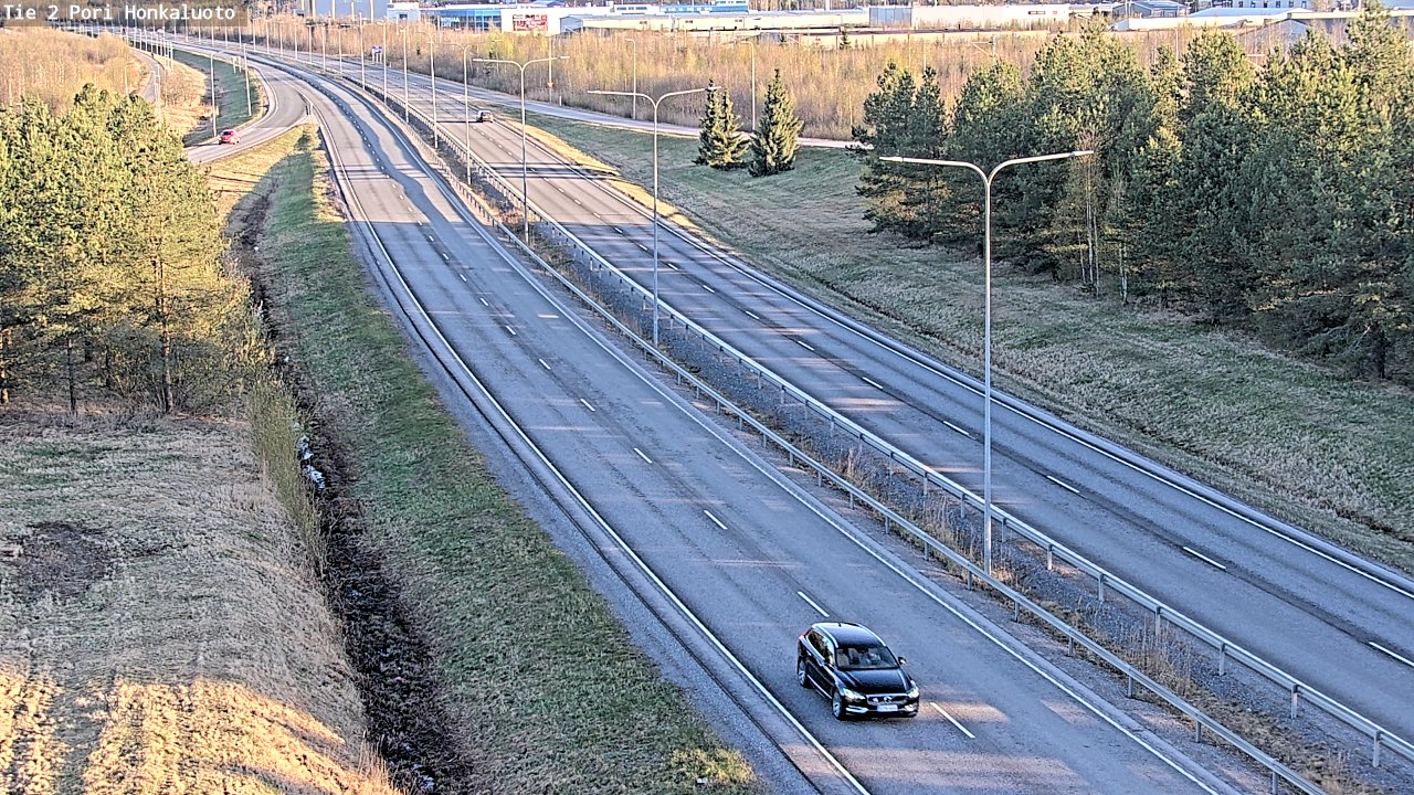 Weather Camera Image Väg 2 Björneborg, Honkaluoto, Pori, Satakunta