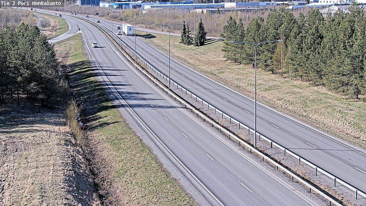 Weather Camera Image Road 2 Pori, Honkaluoto, Pori, Satakunta