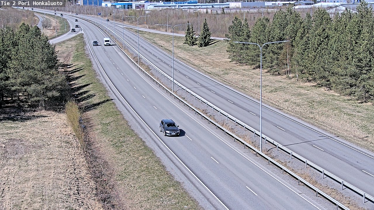 Weather Camera Image Road 2 Pori, Honkaluoto, Pori, Satakunta