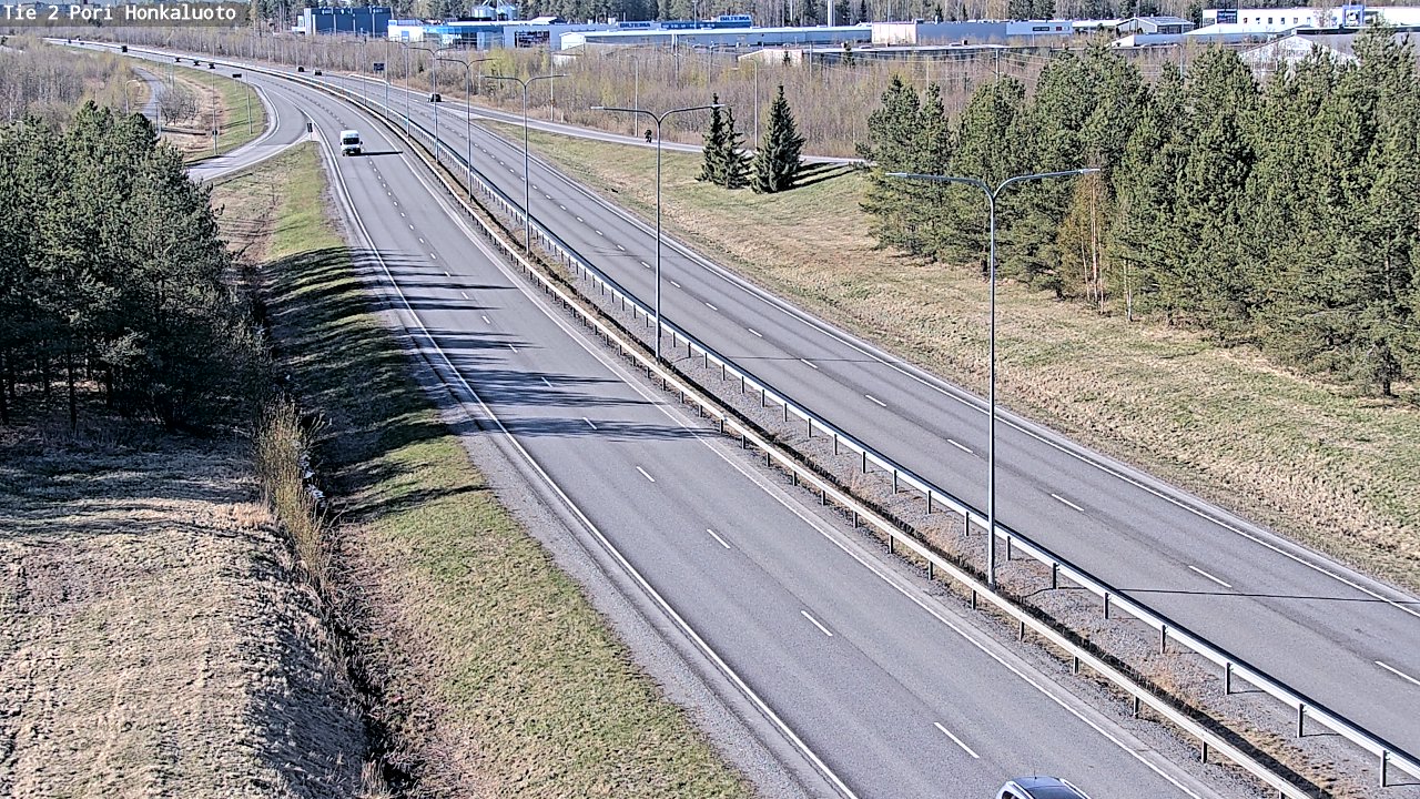 Weather Camera Image Road 2 Pori, Honkaluoto, Pori, Satakunta