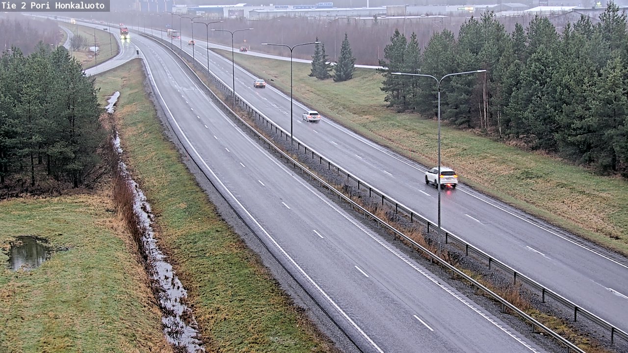 Weather Camera Image Road 2 Pori, Honkaluoto, Pori, Satakunta