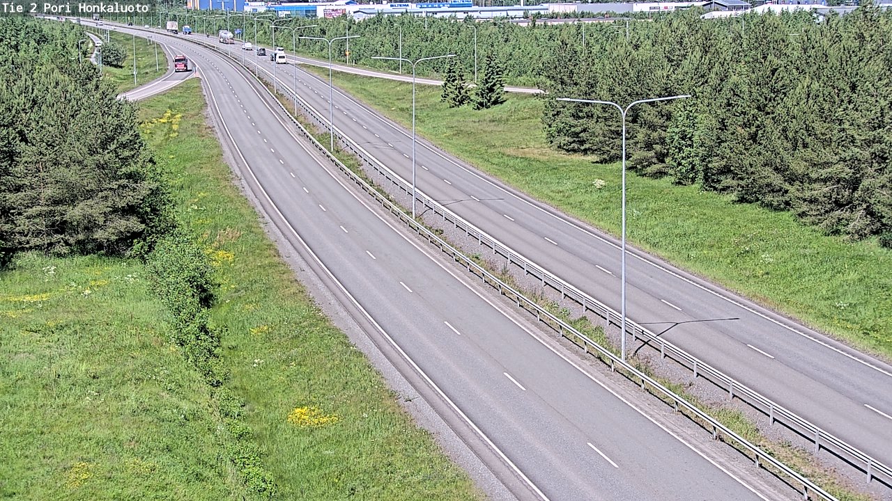 Weather Camera Image Road 2 Pori, Honkaluoto, Pori, Satakunta