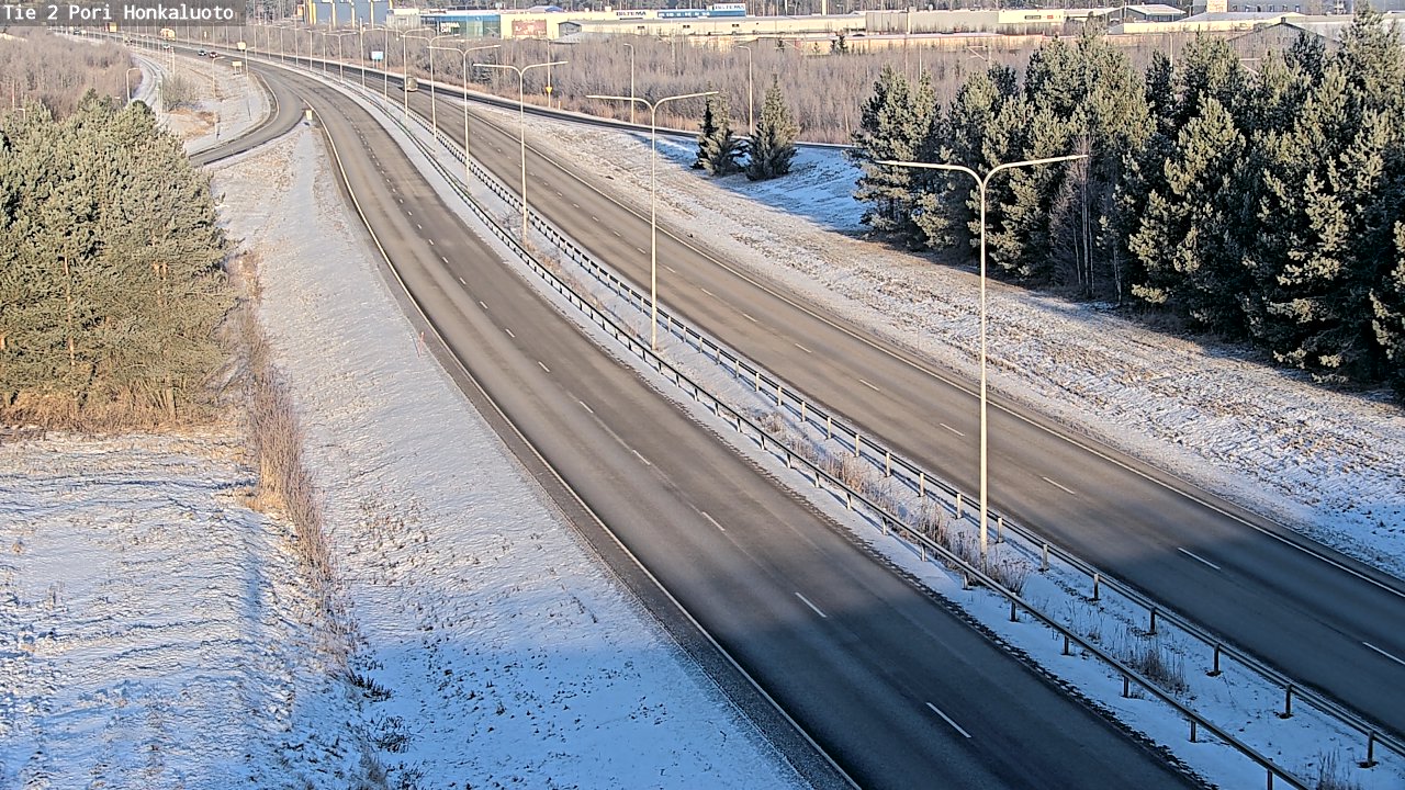 Weather Camera Image Road 2 Pori, Honkaluoto, Pori, Satakunta