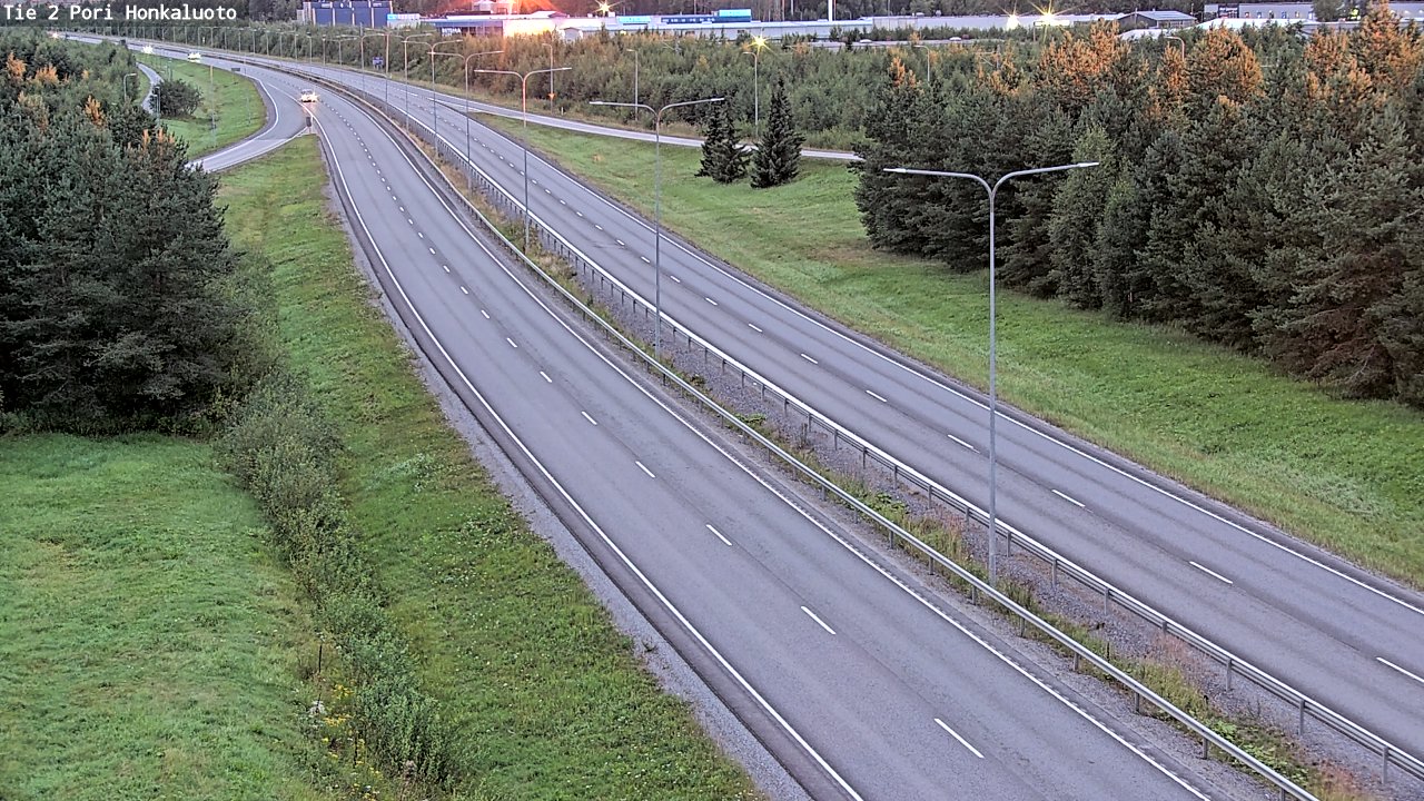 Weather Camera Image Väg 2 Björneborg, Honkaluoto, Pori, Satakunta
