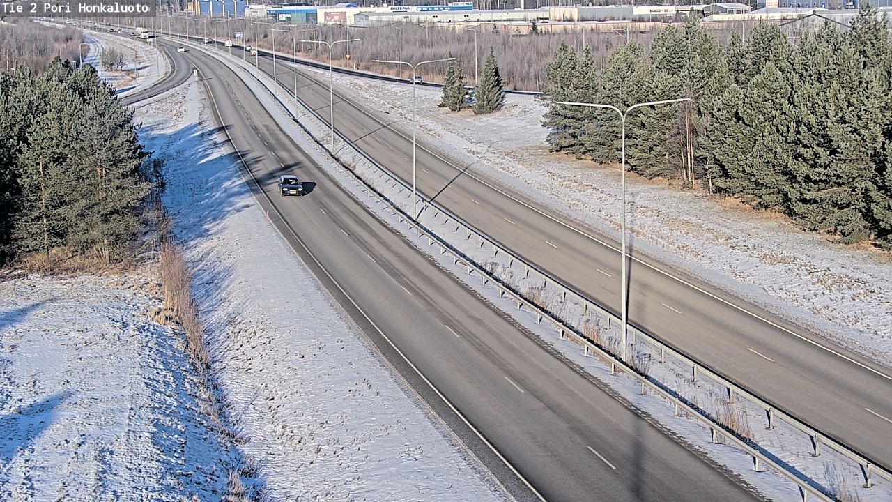 Weather Camera Image Road 2 Pori, Honkaluoto, Pori, Satakunta