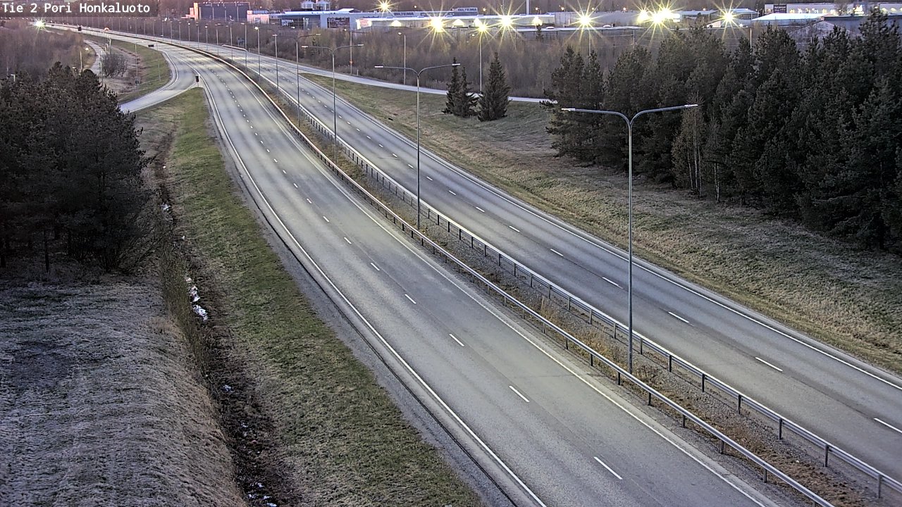 Weather Camera Image Road 2 Pori, Honkaluoto, Pori, Satakunta
