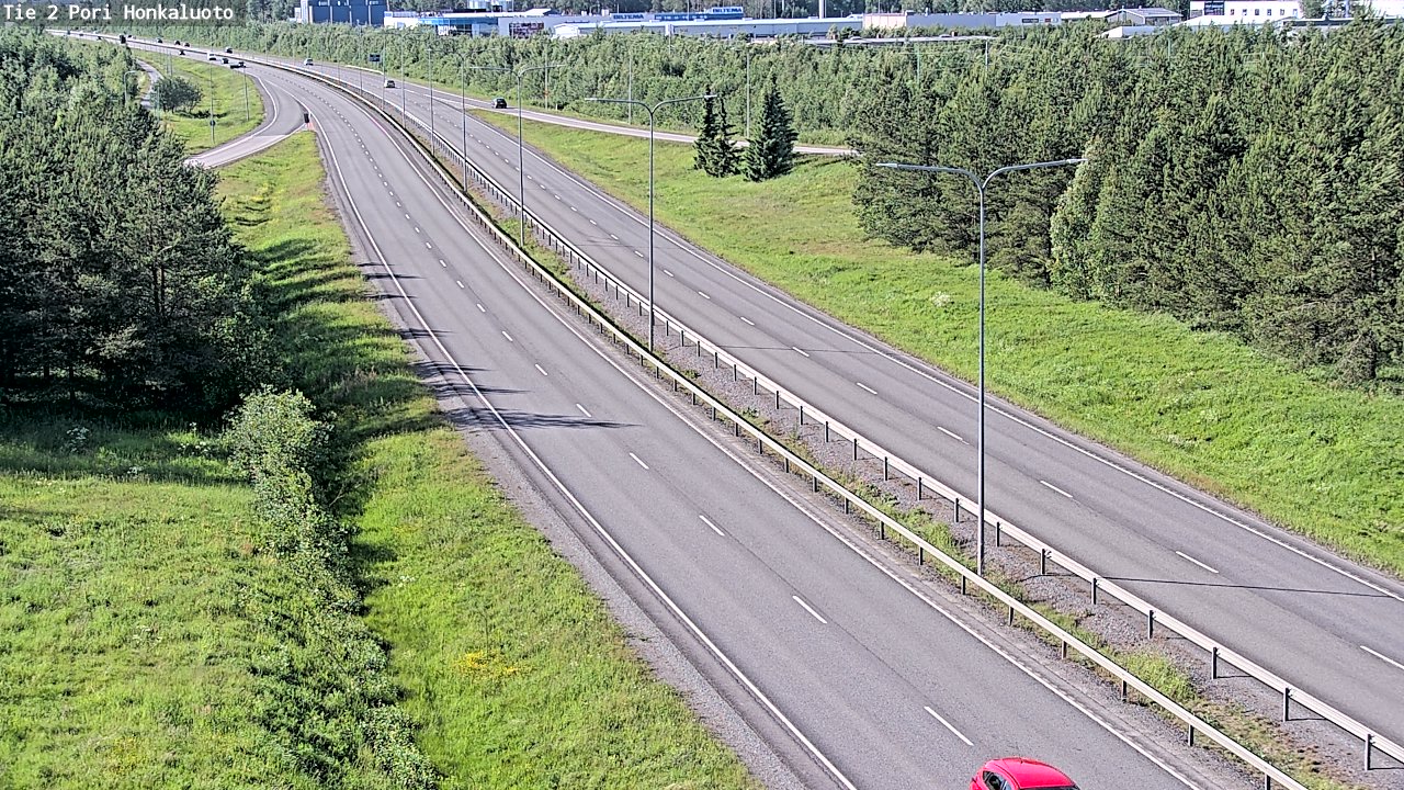 Weather Camera Image Väg 2 Björneborg, Honkaluoto, Pori, Satakunta